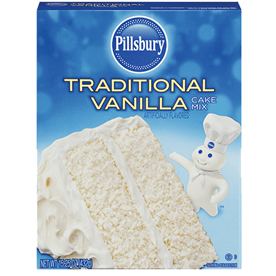 Pillsbury Cake Mix Traditional Vanilla 15.25oz/432g