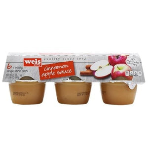 Winco Applesauce Cinnamon 6pk 24oz/680g