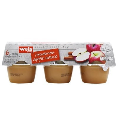 Winco Applesauce Cinnamon 6pk 24oz/680g