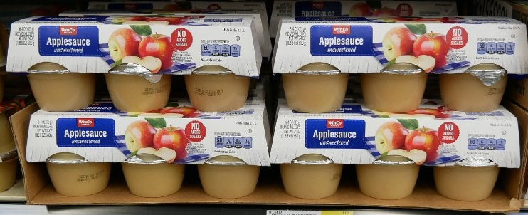 Winco Applesauce Unsweetened 6pk 24oz/680g