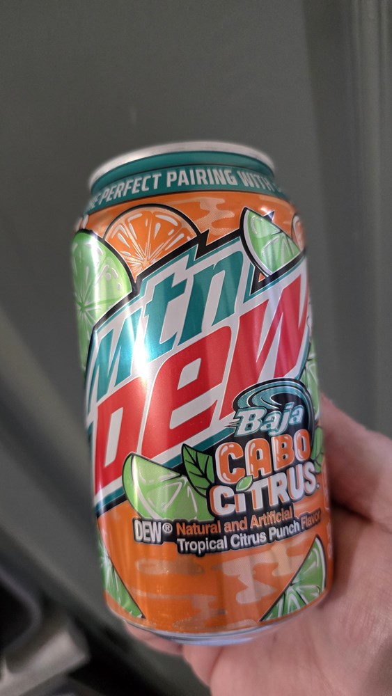 Mountain Dew Baja Cabo Citrus Limited Edition 12floz/355ml