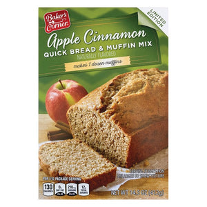 Bakers Corner Quick Bread & Muffin Mix Apple Cinnamon 13oz/370g