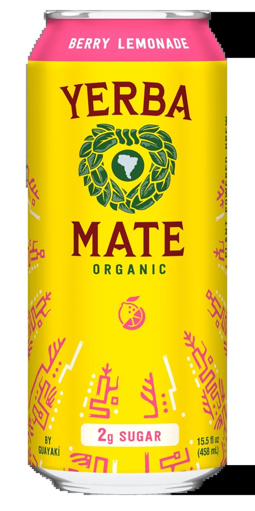 Guayaki Organic Yerba Mate Tea Berry Lemonade 15.5floz/458ml