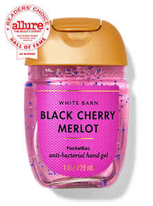 B&BW PocketBac Black Cherry Merlot Sanitizer 1floz/29ml by Bath & Body Works