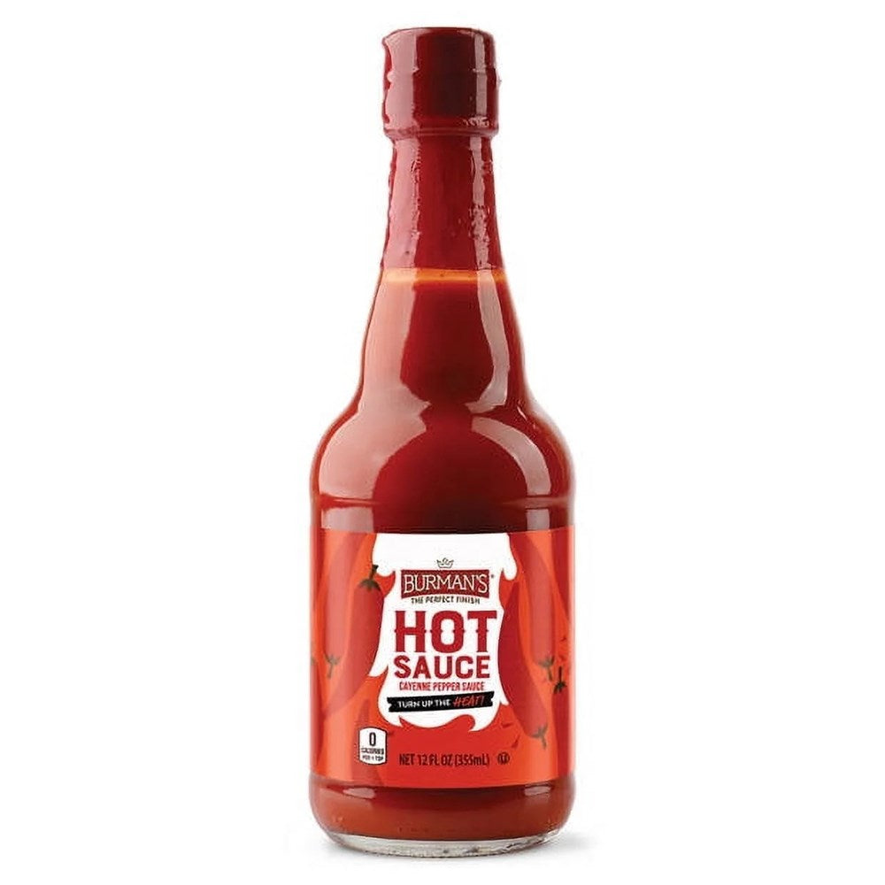 Burmans Cayenne Pepper Hot Sauce 12floz/355ml