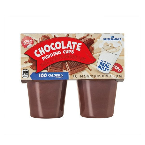 Lunch Buddies Chocolate Pudding Cups 4pk 13oz