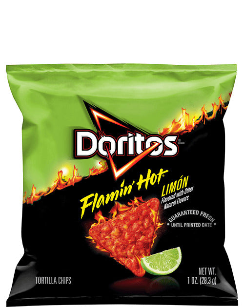 Doritos Flamin Hot Limon 1oz/28.3g  Best By Sep 2025