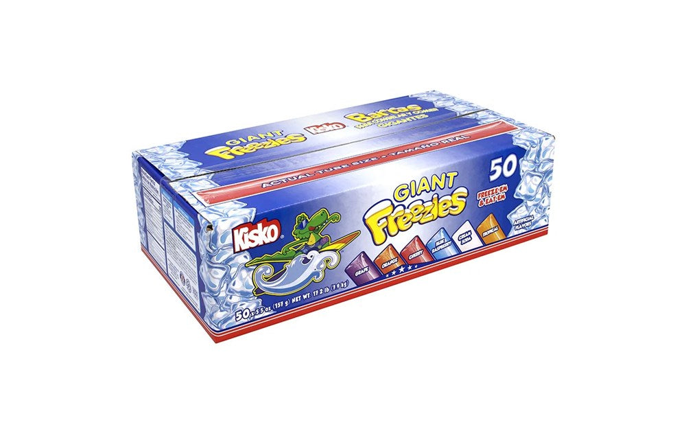 Kisko Giant Freezies 50pk Variety 5.5oz