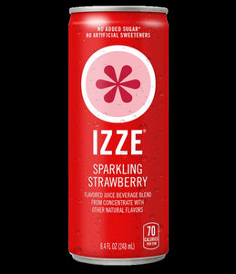 Izze Sparkling Juice Strawberry 8.4floz/248ml