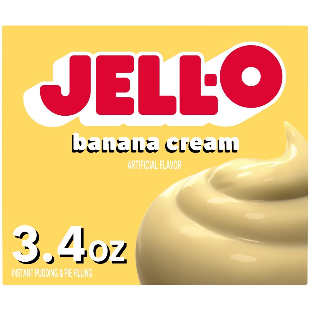 Jello Instant Banana Cream Pudding 3.4oz