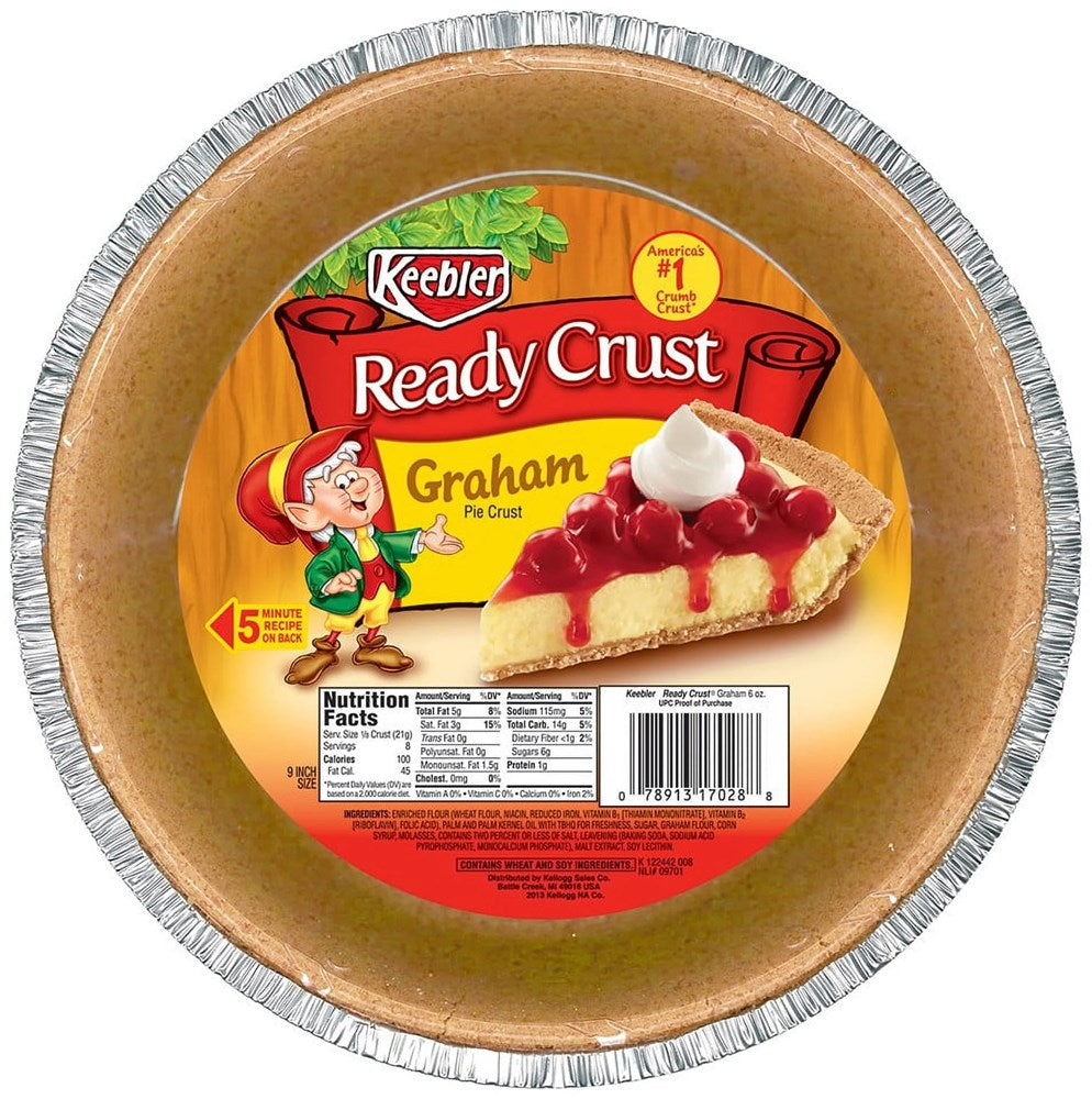 Keebler Graham Ready Pie Crust 6oz