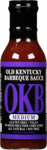 OKB Old Kentucky BBQ Sauce - Medium 14oz/396g