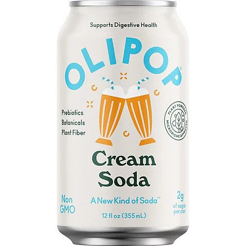 Olipop Probiotic Cream Soda 12floz/355ml