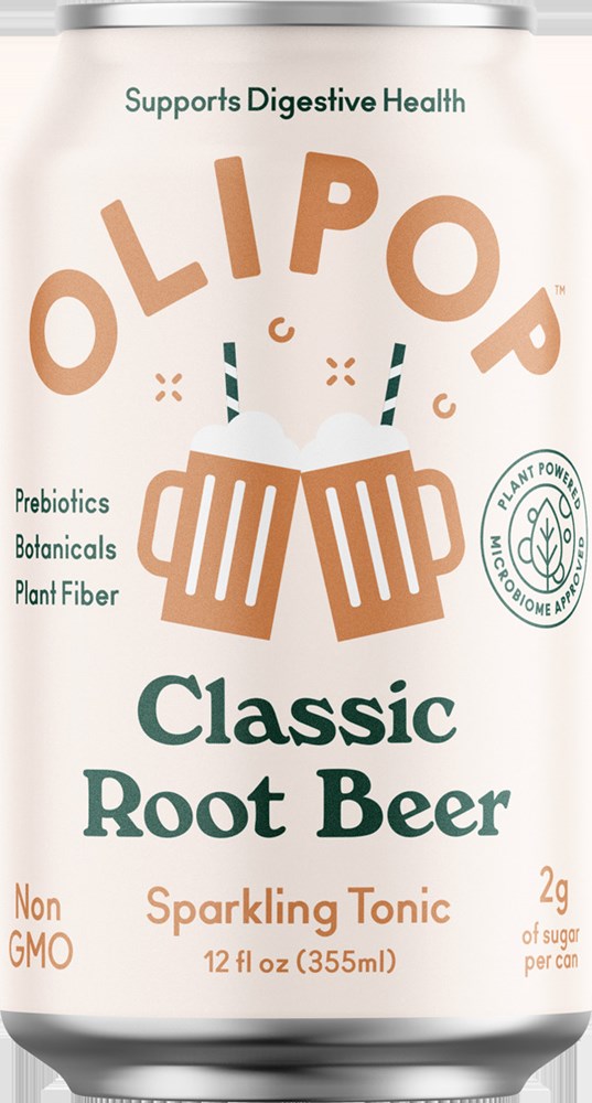 Olipop Probiotic Classic Root Beer Soda 12floz/355ml