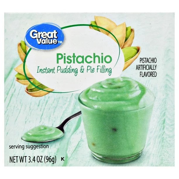 Great Value Pistachio Gelatin Dessert 3.4oz/96g