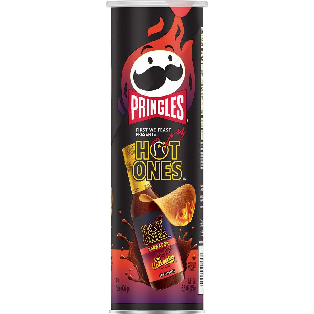 Pringles Hot Ones Barbacoa Limited Edition 5.5oz/158g