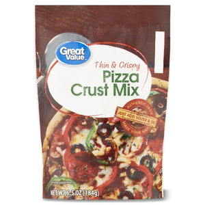Great Value Thin & Crispy Pizza Crust 6.5oz/184g