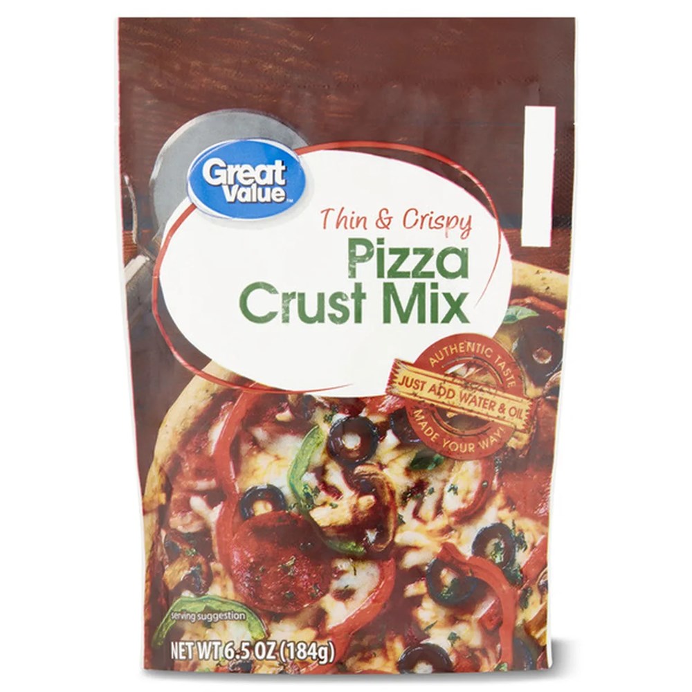 Great Value Thin & Crispy Pizza Crust 6.5oz/184g