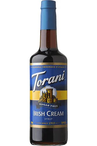 Torani Irish Cream Sugar Free Syrup 750ml