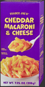 Trader Joes Cheddar Macaroni & Cheese 7.25oz/206g