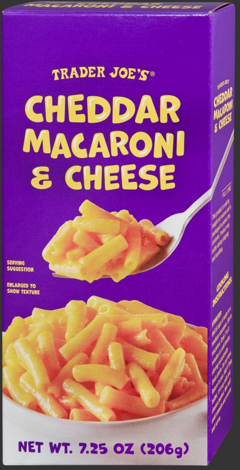 Trader Joes Cheddar Macaroni & Cheese 7.25oz/206g