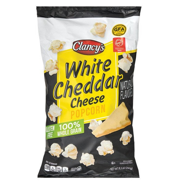 Clancys White Cheddar Cheese Popcorn 8.5oz/241g