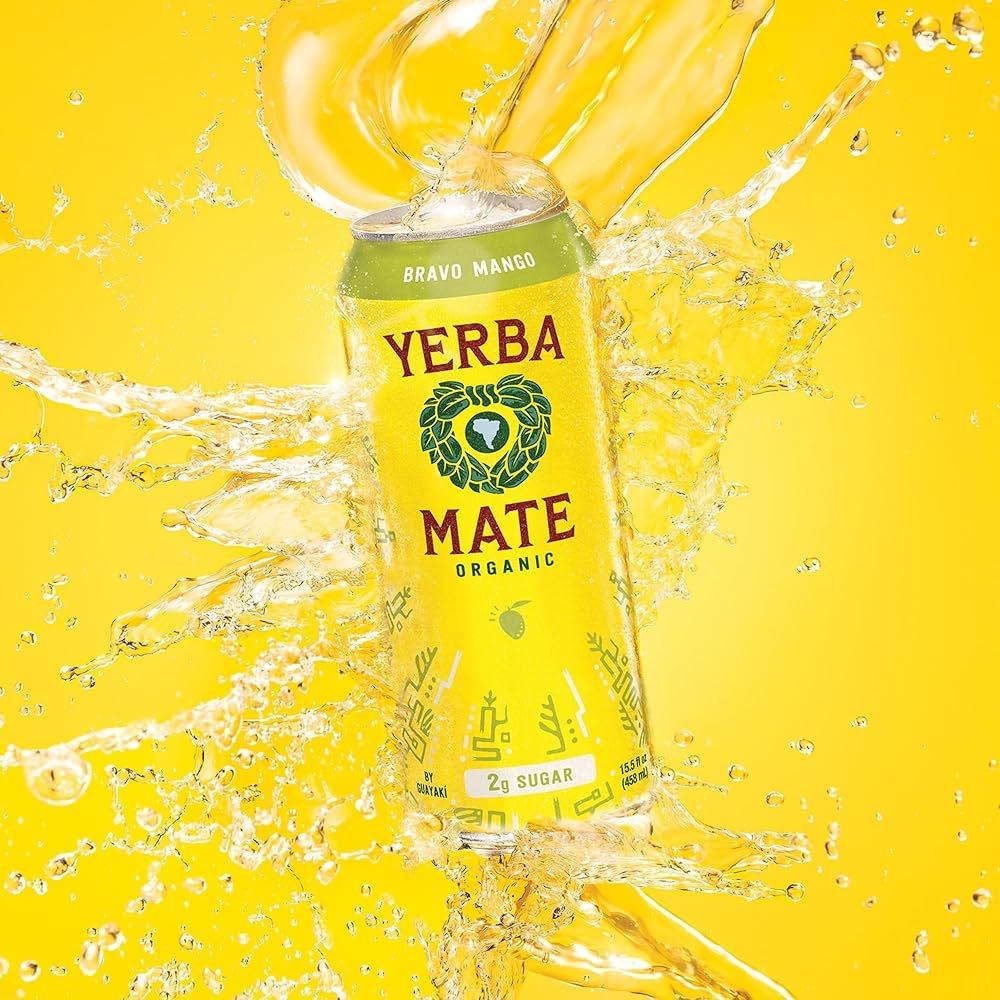 Guayaki Organic Yerba Mate Tea Peach Revival 15.5floz/458ml