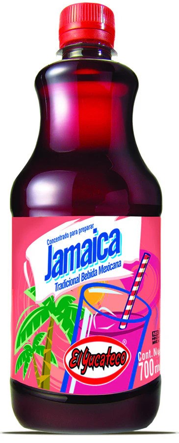 El Yucateco Jamaica (Hibiscus) Drink Concentrate 700ml