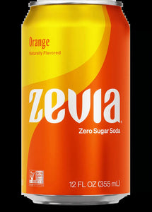 Zevia Zero Calorie Soda Orange 12floz/355ml