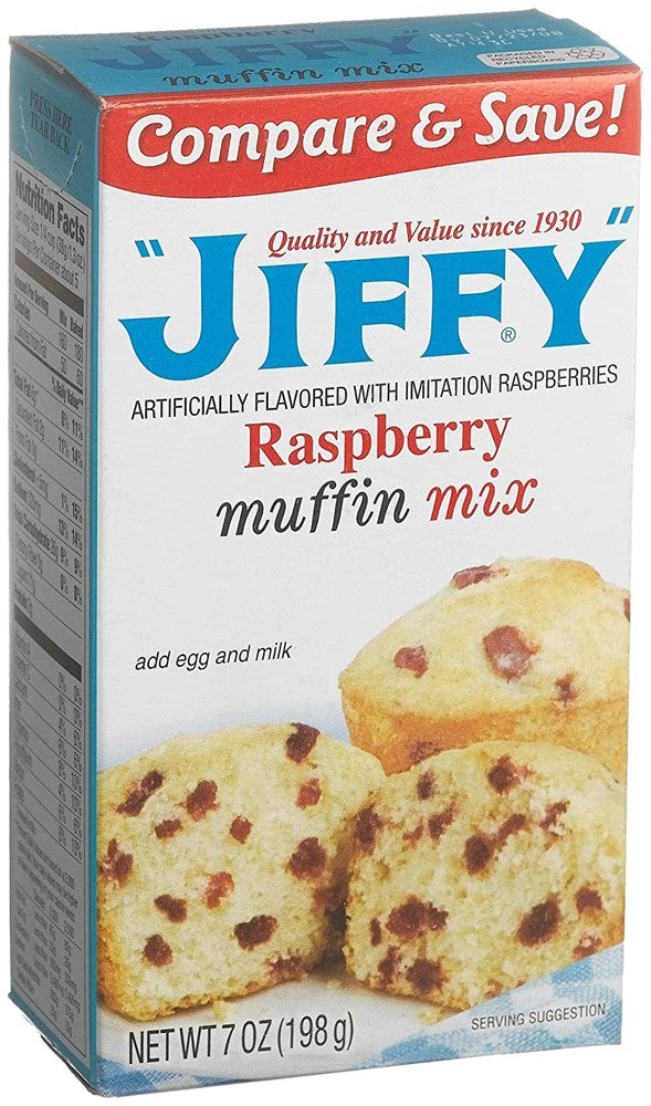 Jiffy Muffin Mix Raspberry 7oz/198g