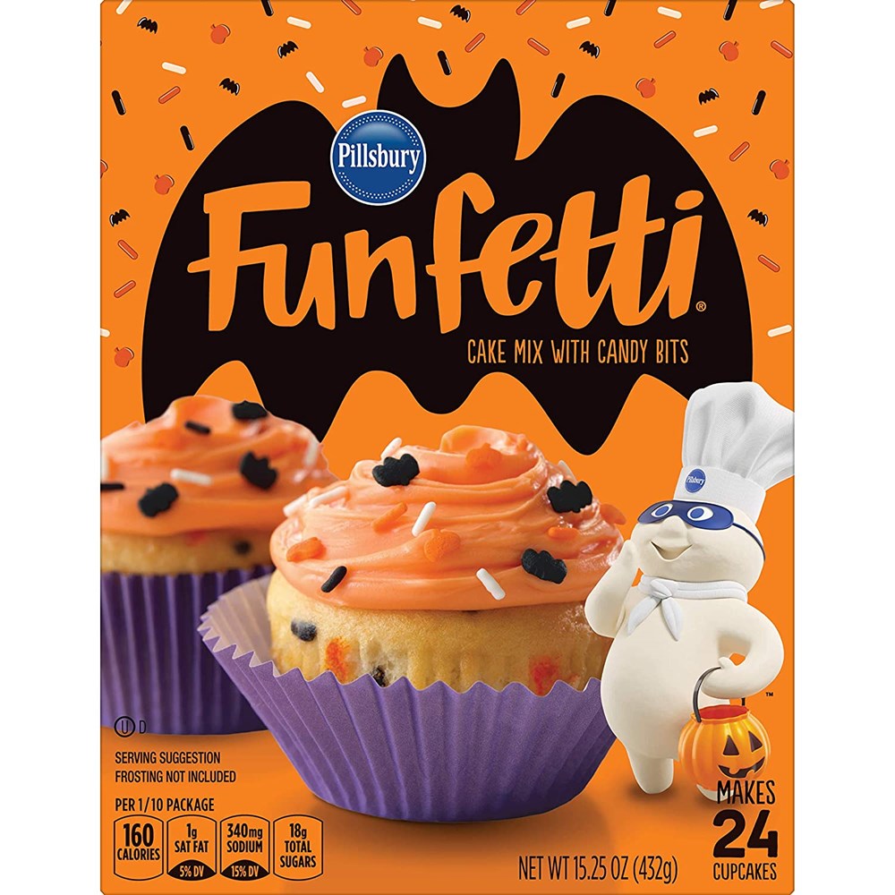 Pillsbury Cake Mix Funfetti Halloween 15.25oz/432g