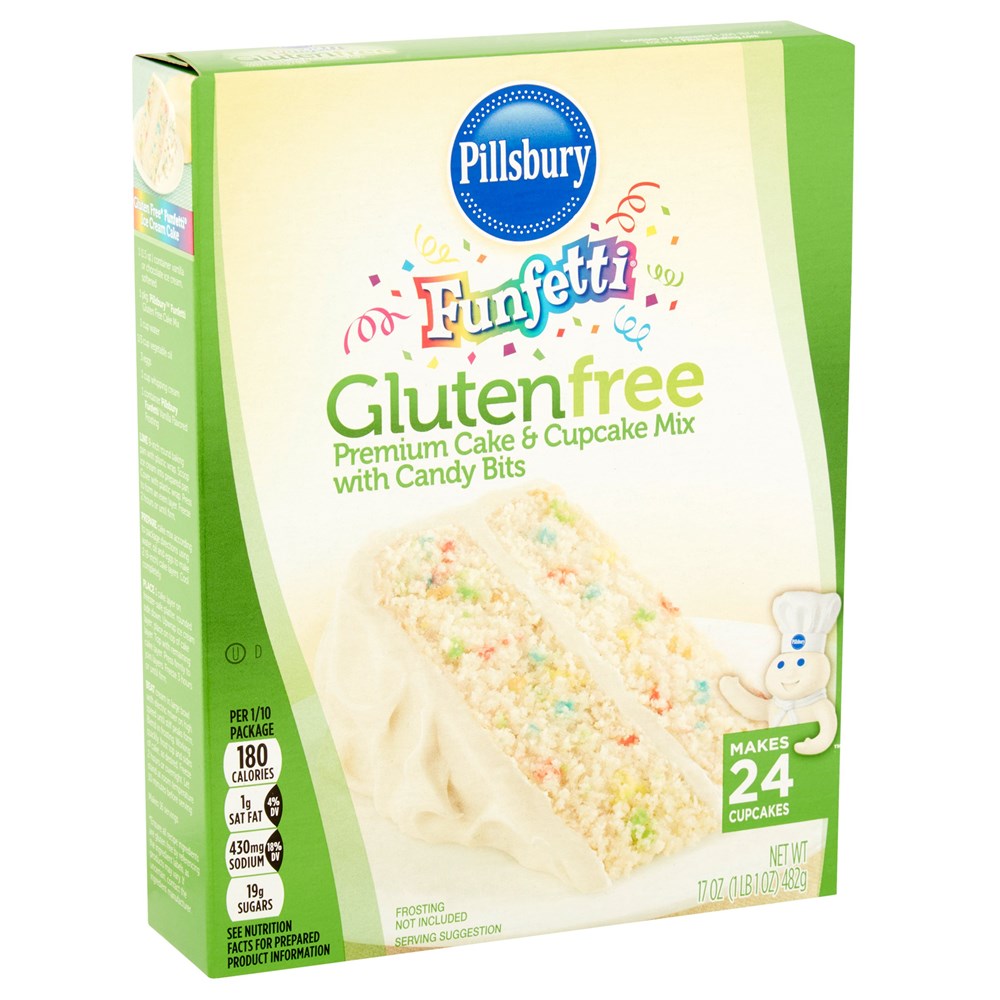Pillsbury Cake & Cupcake Mix Funfetti Gluten Free 17oz/482g