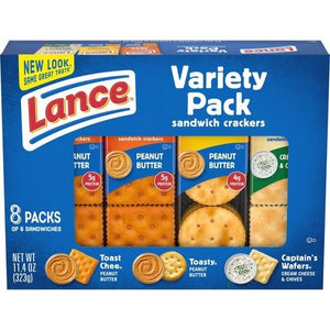 Lance Variety Pack Cracker Sandwich 8pk 11.4oz/323g