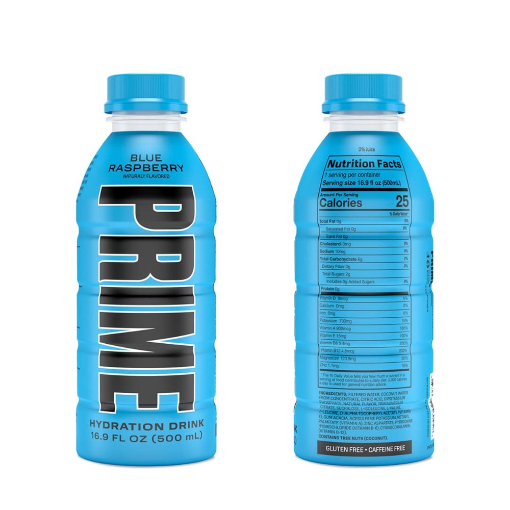 Prime Hydration Drink Blue Raspberry (Enkel Voor Export)