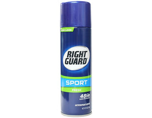 Right Guard Sport Antiperspirant Deodorant Aerosol Fresh 6oz/170g