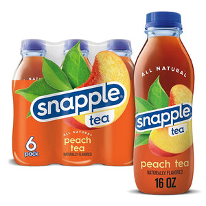 Snapple Peach Tea 6pk 16floz/473ml