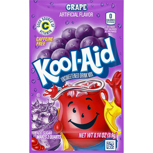 Kool Aid Drink Mix Grape 0.14oz/3.9g