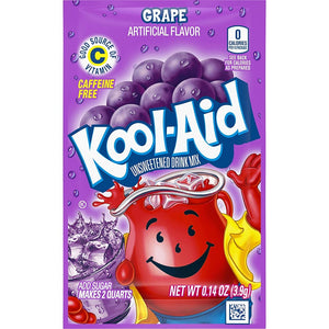 Kool Aid Drink Mix Grape 0.14oz/3.9g