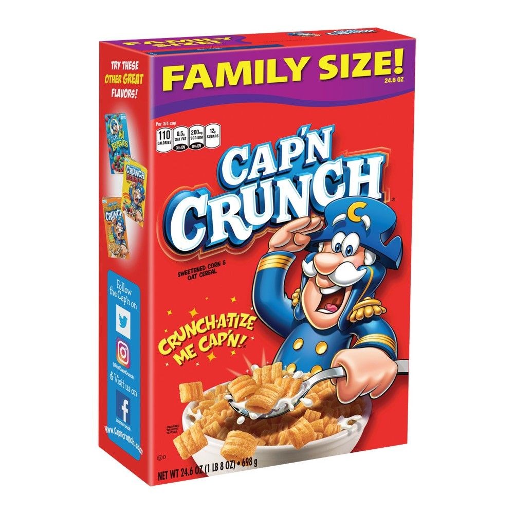 Quaker Capn Crunch 24.6oz/698g