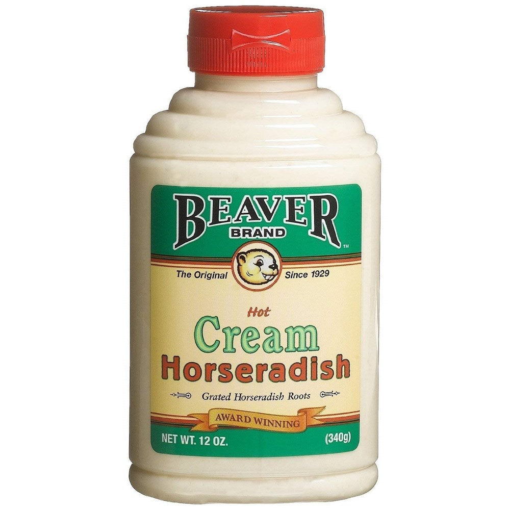 Beaver Brand Hot Cream Horseradish 12oz/340g