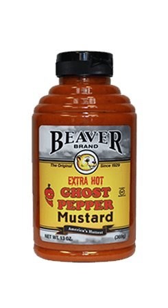 Beaver Brand Ghost Pepper Extra Hot Mustard 13oz/368g