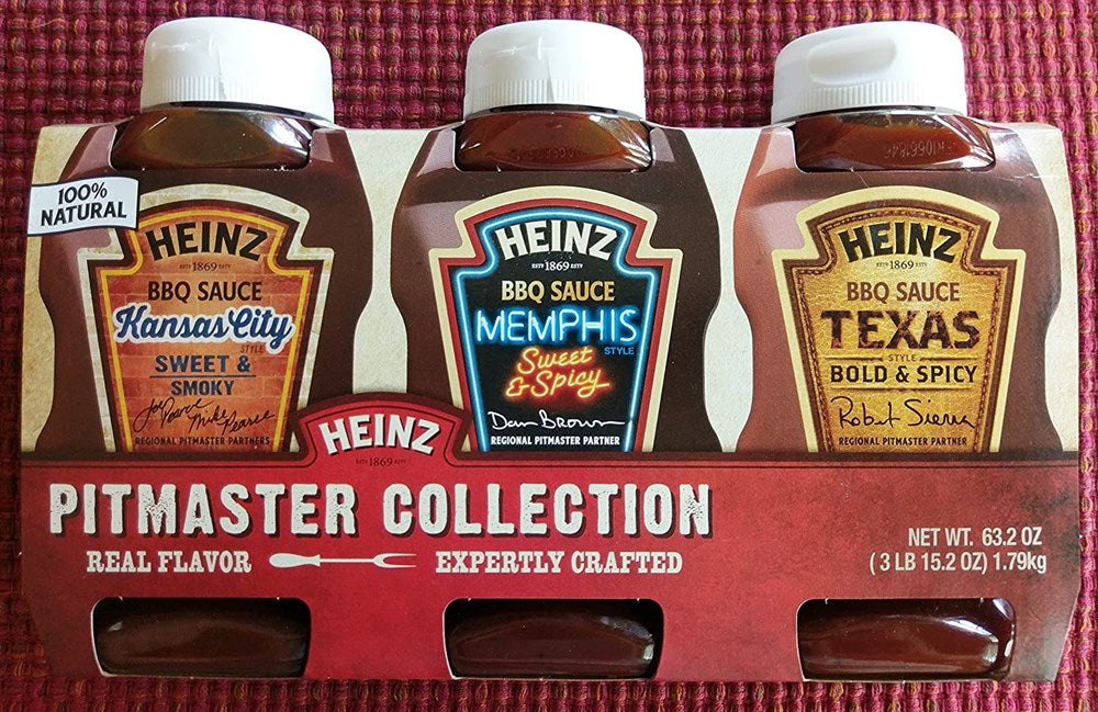 Heinz Pitmaster Pack 3pk 63.2oz/1.79kg