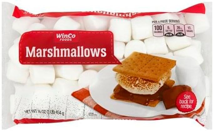 Winco Marshmallows Medium 16oz/454g