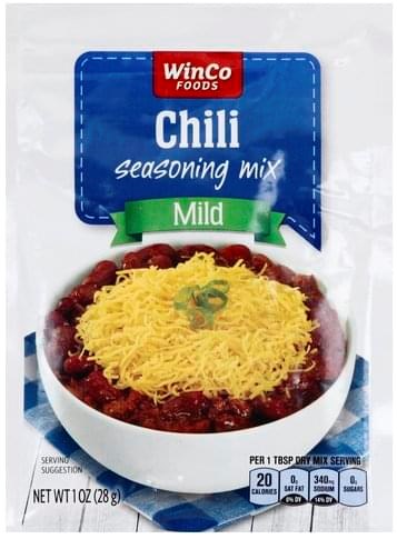 Winco Chili Seasoning Mild 1oz/28g