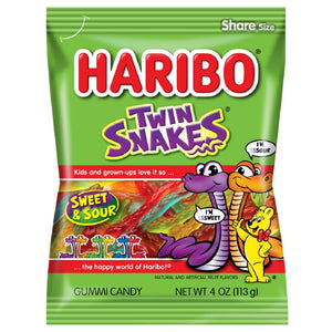 Haribo Twin Snakes Sweet Sour 4oz/113g