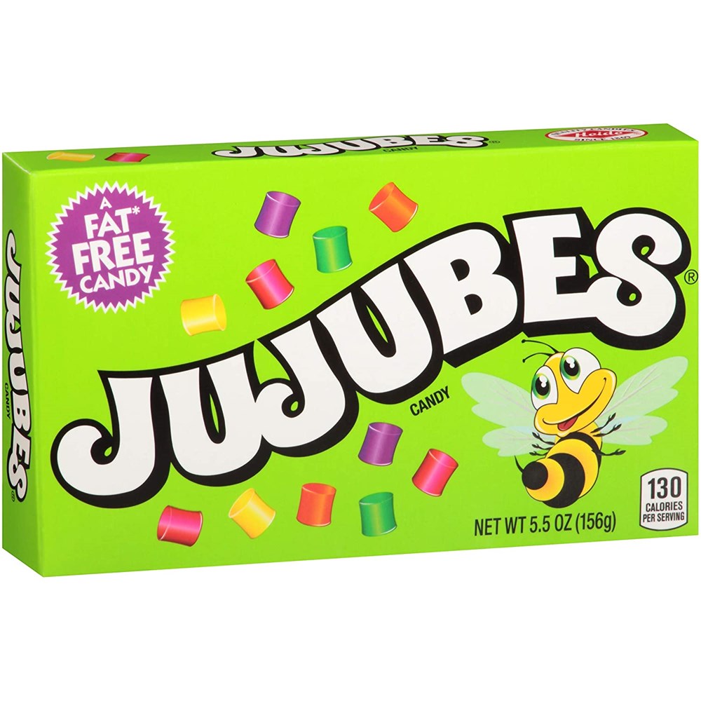 Jujubes Candy 5 Flavors TBX 5.5oz/156g