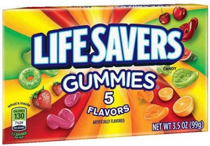 Life Savers Fruit Gummies 5 Flav TBX 3.5oz/99g