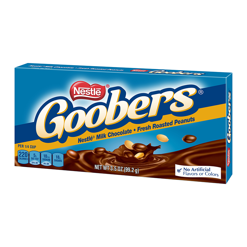 Nestle Goobers Milk Choc covered Peanuts TBX 3.5oz/99g