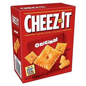 Cheez-It Original Baked Snack Crackers Box 4.5oz/127g