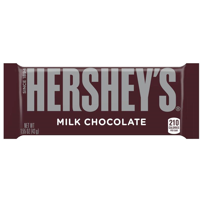 Hersheys Milk Chocolate Bar 1.55oz/43g